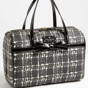 KateSpade Shawna Belleville Plaid Satchel NVR USED